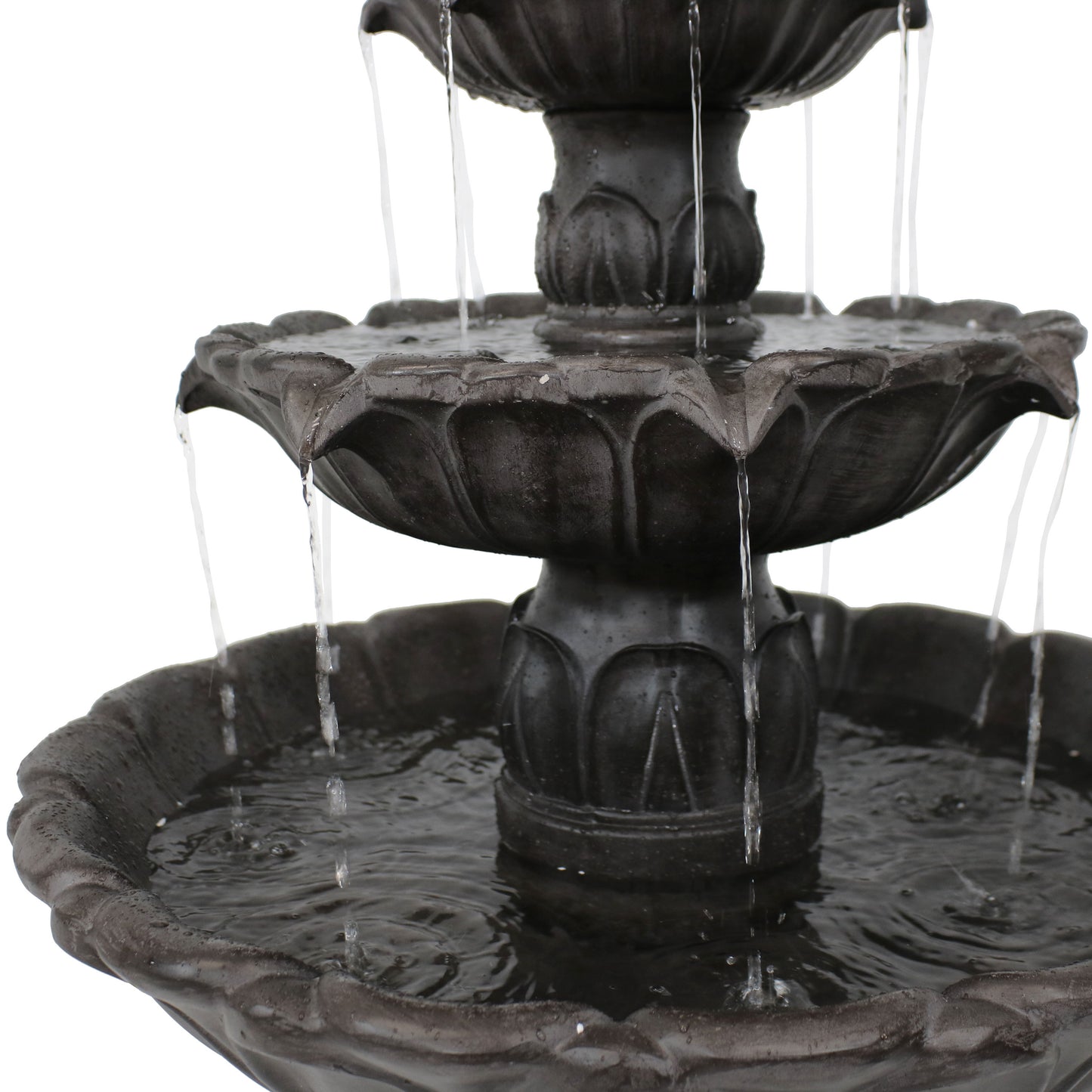 46" Dark Brown Polyresin Garden Art-3