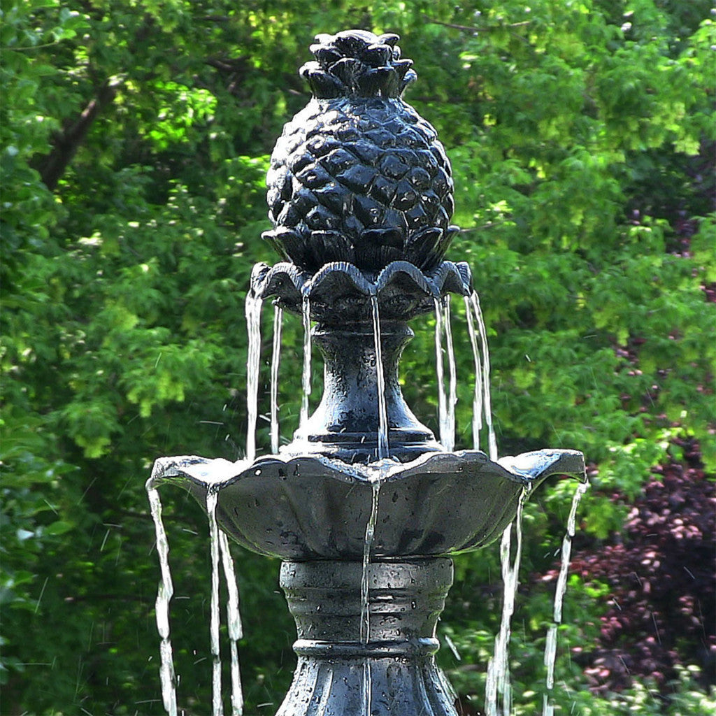 80" Black Polyresin Garden Art-2