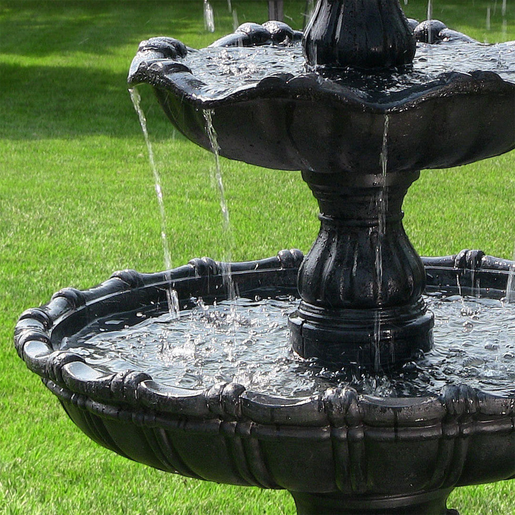 80" Black Polyresin Garden Art-5
