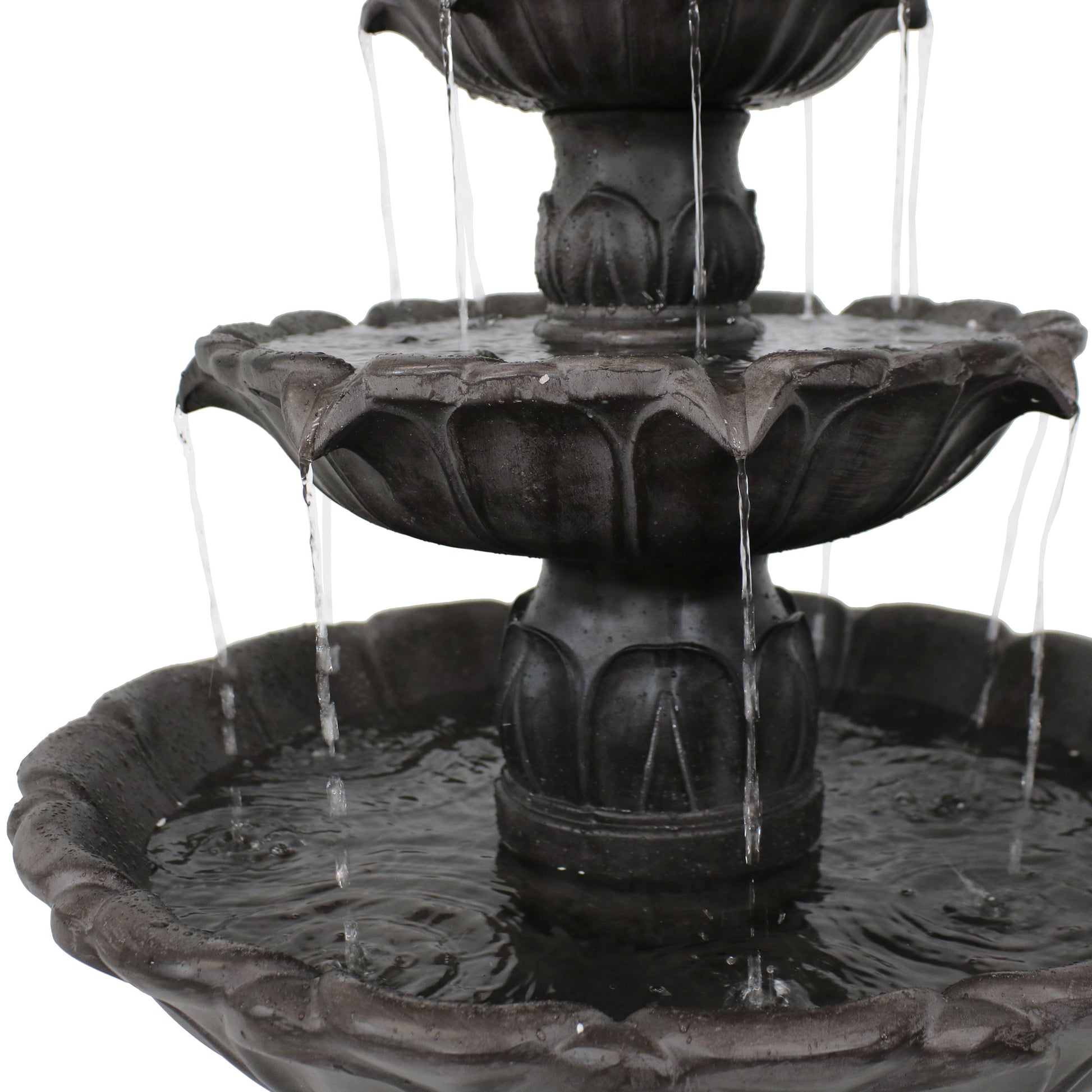 46" Dark Brown Polyresin Garden Art-3